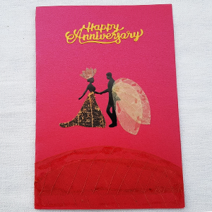 Designer Greetings Red Heart Underwear on Clothesline Die Cut Wedding  Anniversary Congratulations Card for Couple 